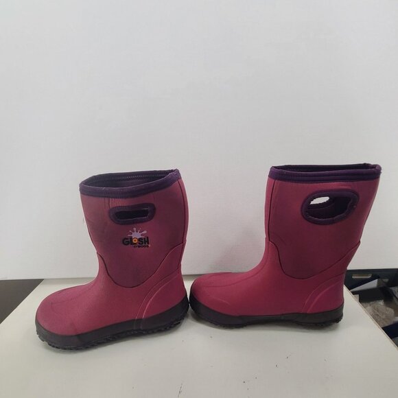 Glosh by Bogs Kids Rain Boots Pink Size 3 Youth - Picture 5 of 7